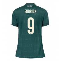 Camisa de Futebol Real Madrid Endrick #9 Equipamento Secundário Mulheres 2026-27 Manga Curta